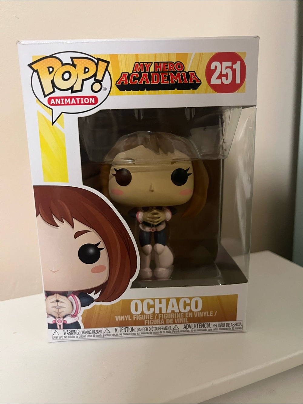 Funko Pop! Animation Ochaco Vinyl Figure - Brown and Cream